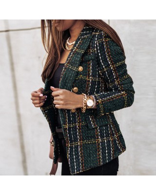 ABBEY | Stylish Checked Blazer