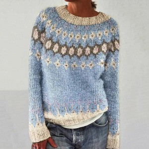 ELOWEN - LUXURIOUS RETRO ICELANDIC SWEATER