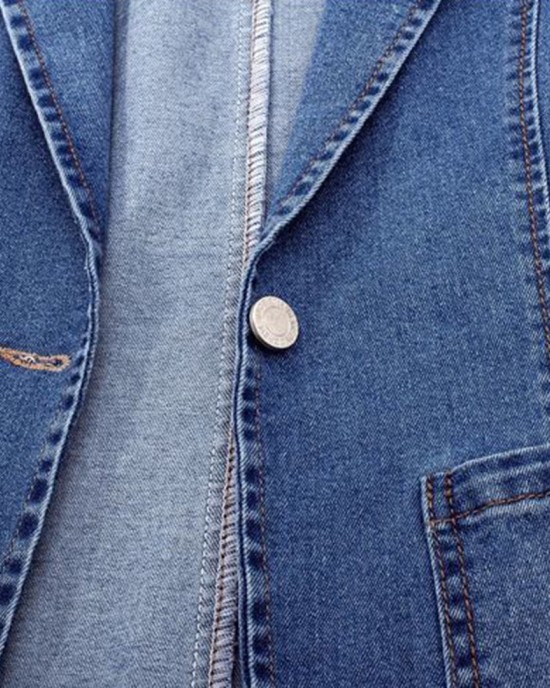 BLAKELY | Stylish Women's Denim Blazer