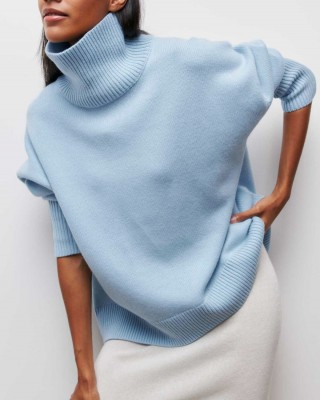 Amelia - Oversized Turtleneck Sweater