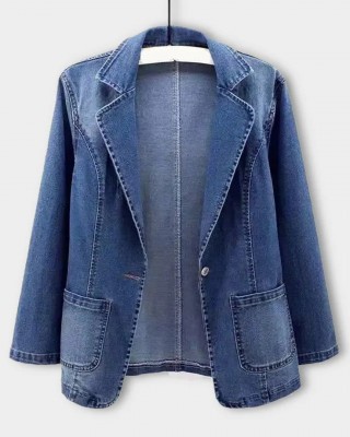 BLAKELY | Stylish Women's Denim Blazer