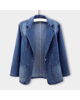 BLAKELY | Stylish Women's Denim Blazer