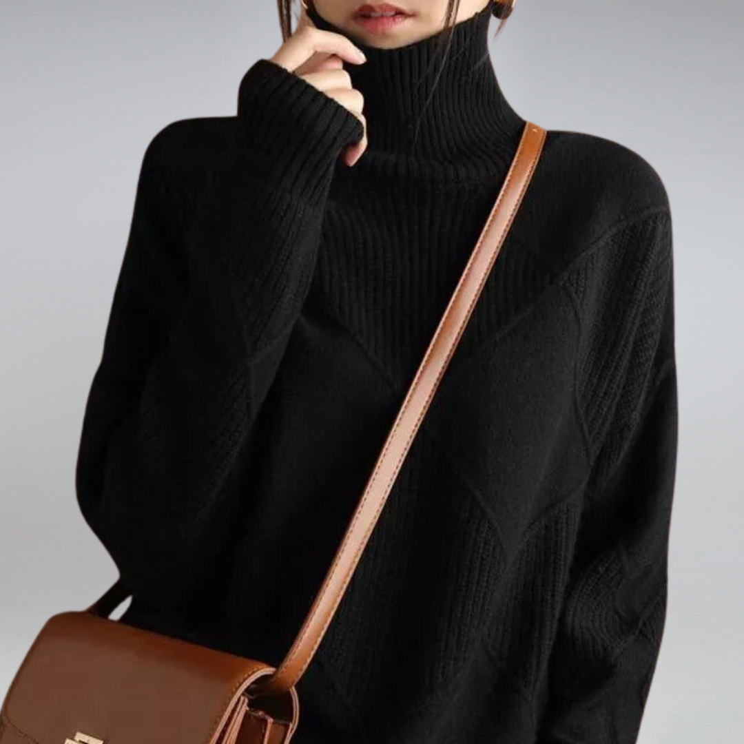 Stacy - Cashmere Turtleneck Sweater