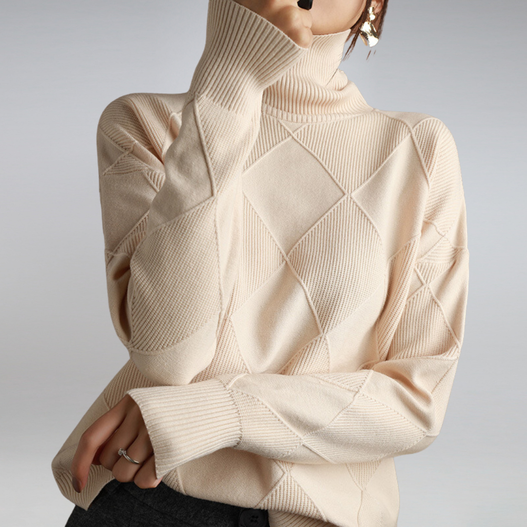 Stacy - Cashmere Turtleneck Sweater