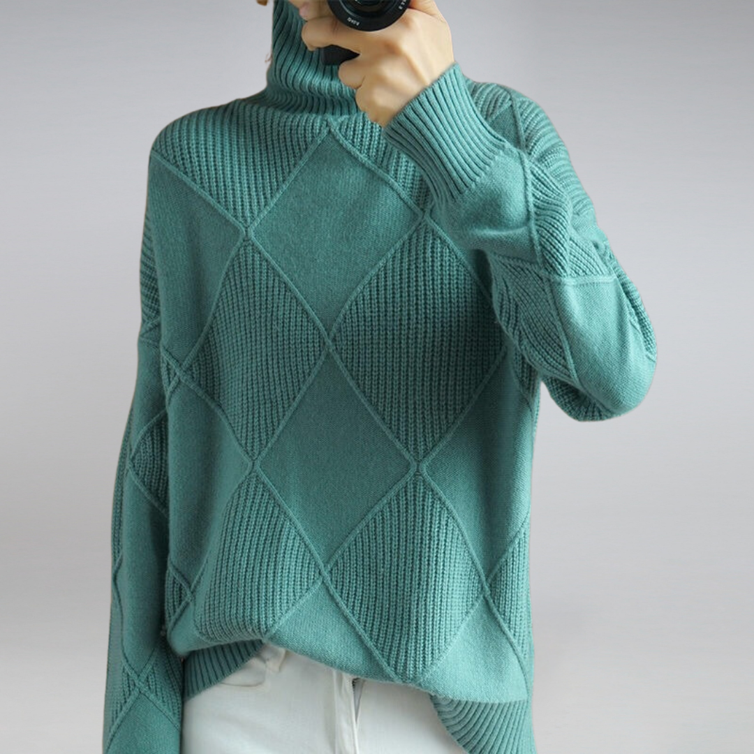 Stacy - Cashmere Turtleneck Sweater