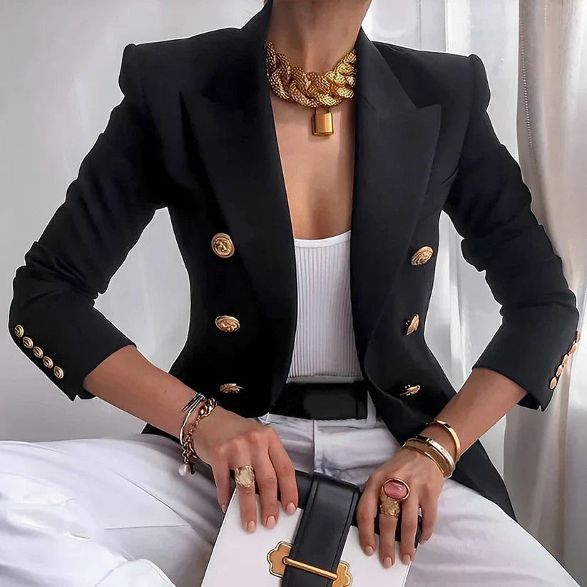 Raffaella | Tailored Blazer with Gold Buttons Raffaella | Tailored Blazer with Gold Buttons