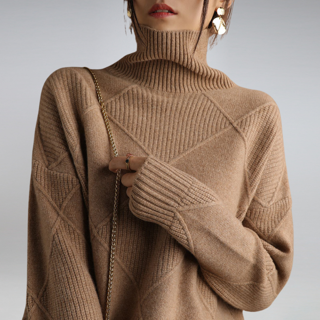Stacy - Cashmere Turtleneck Sweater
