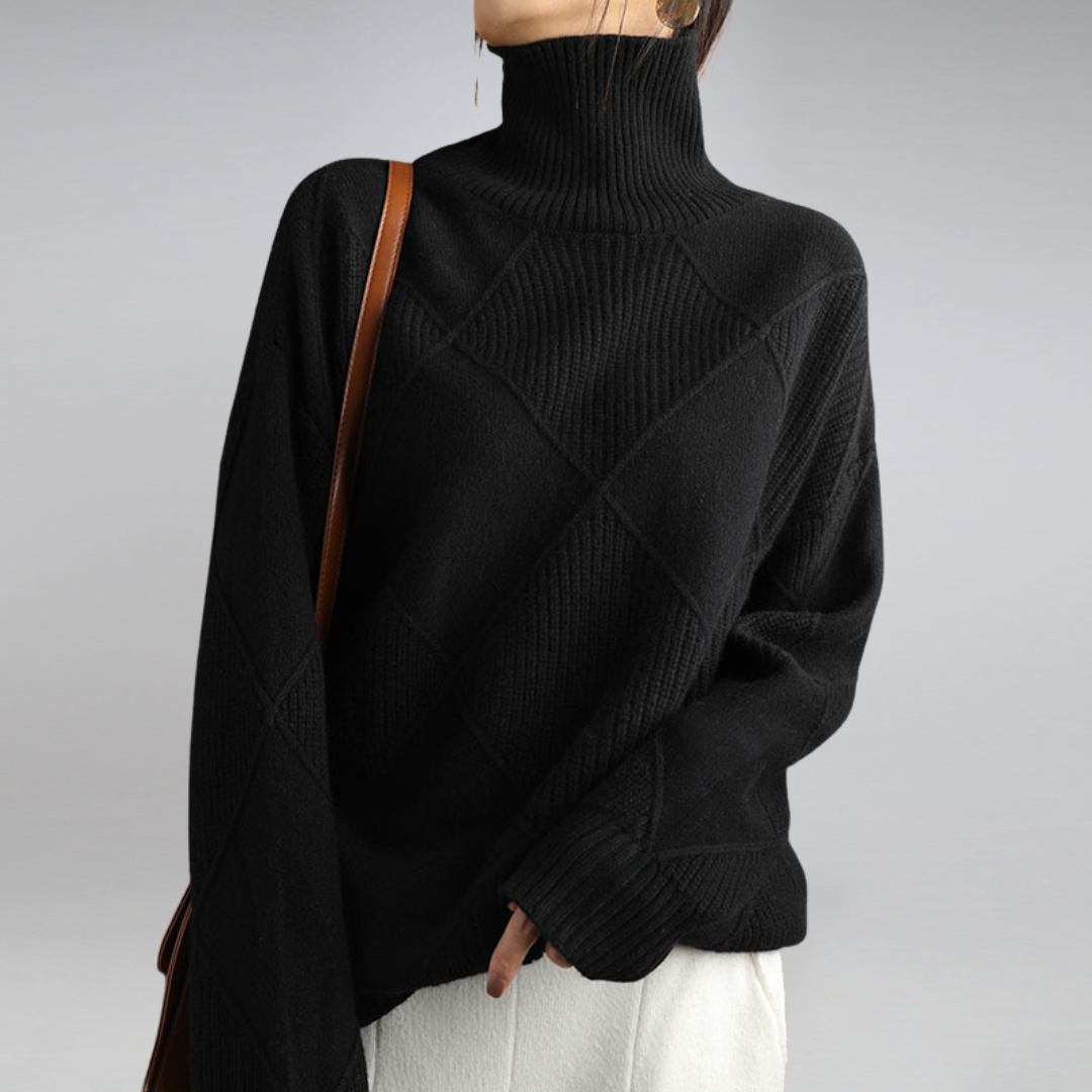 Stacy - Cashmere Turtleneck Sweater