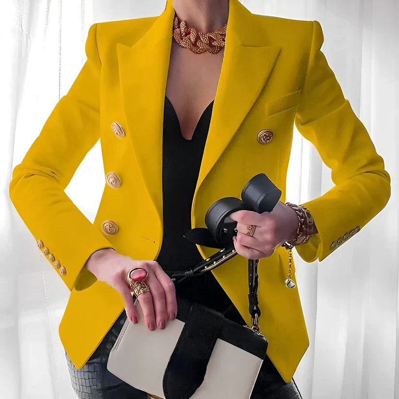 Raffaella | Tailored Blazer with Gold Buttons Raffaella | Tailored Blazer with Gold Buttons