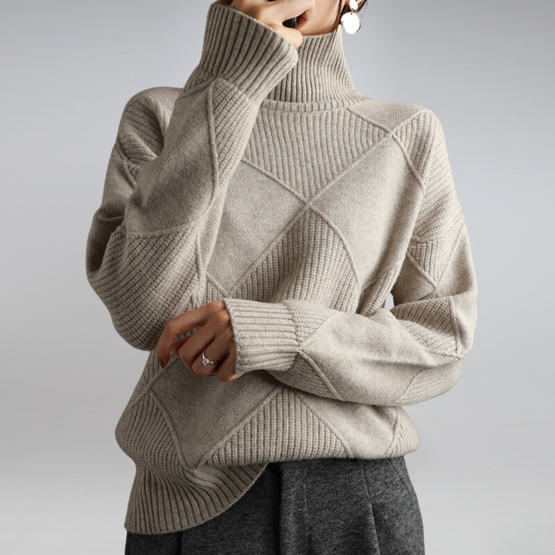 Stacy - Cashmere Turtleneck Sweater